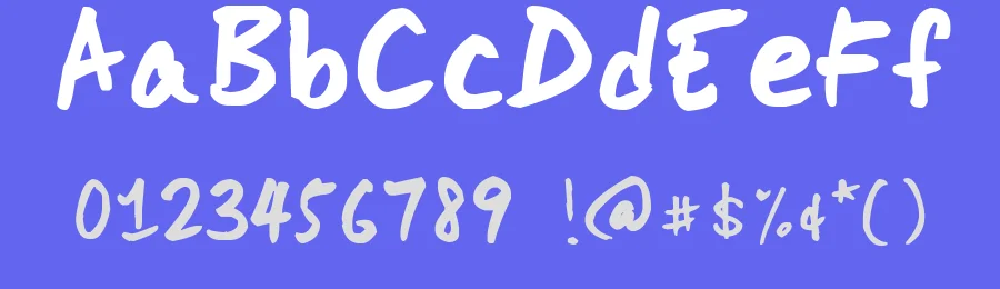 Scoder Hand by LuigiFreak101 — Script Handwritten Font — thumbnail 3