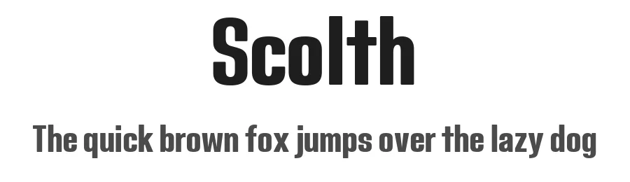 Scolth by Maulana Creative — Sans Serif Font