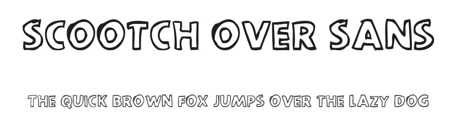 Scootch Over Sans