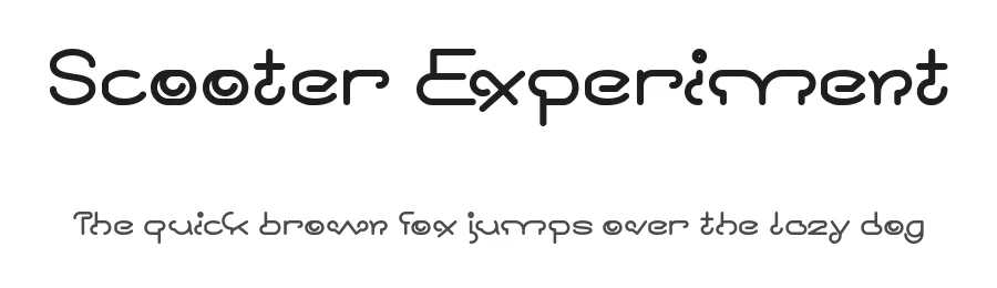 Scooter Experiment