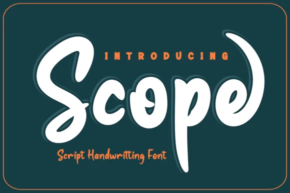 Scope Font by Productype — Script Handwritten Font