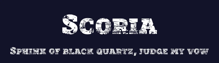 Scoria by deFharo — Decorative Font — thumbnail 2