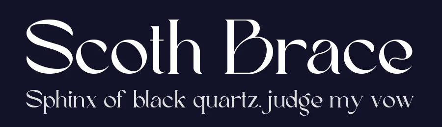 Scoth Brace by Heinzel Std — Serif Font — thumbnail 2