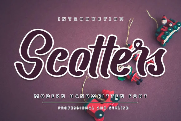 Scotters Font by FL Space — Script Handwritten Font