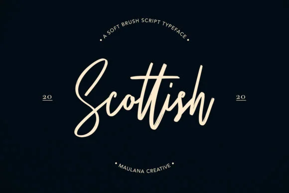 Scottish Font by Maulana Creative — Script Handwritten Font