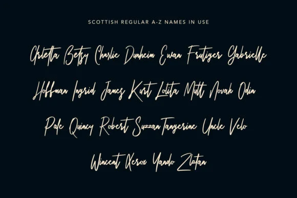 Scottish Font by Maulana Creative — Script Handwritten Font — thumbnail 7