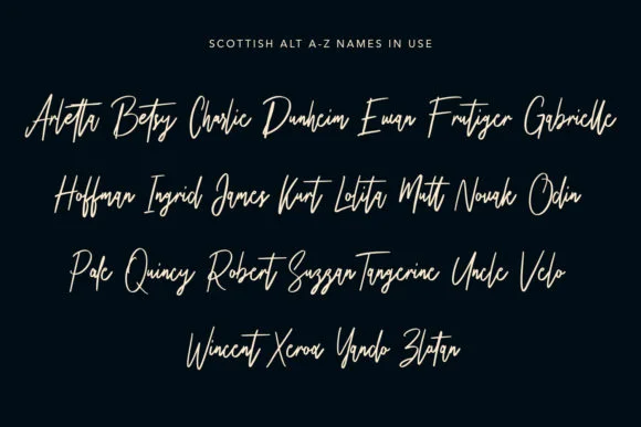 Scottish Font by Maulana Creative — Script Handwritten Font — thumbnail 8