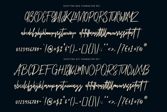 Scottish Font by Maulana Creative — Script Handwritten Font — thumbnail 9