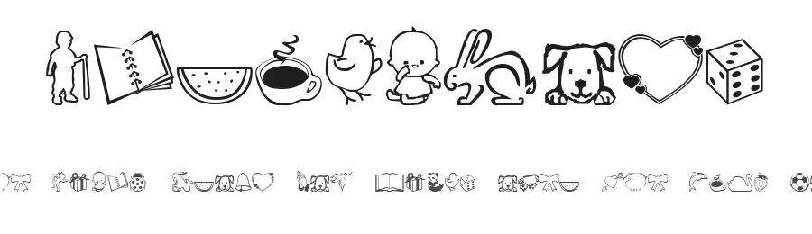 ScrapiCons by typologic — Dingbats Font