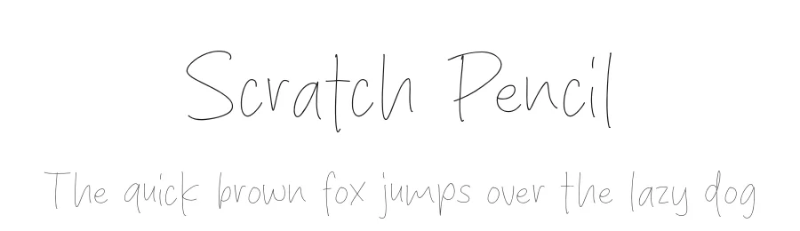 Scratch Pencil