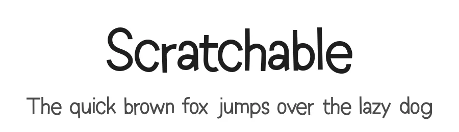 Scratchable