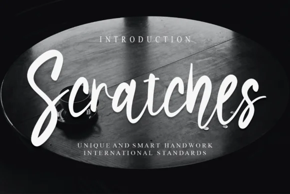 Scratches Font by Misterletter.co by Misterletter.co — Script Handwritten Font