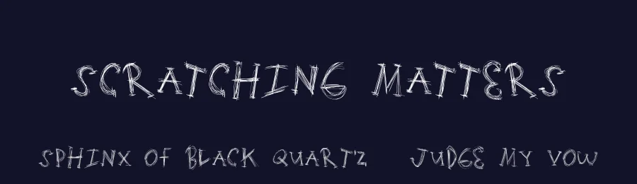 Scratching Matters by Xerographer Fonts — Script Handwritten Font — thumbnail 2