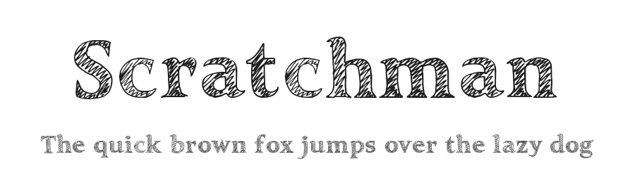 Scratchman by Ahmad Zulfikar Ali β Decorative Font