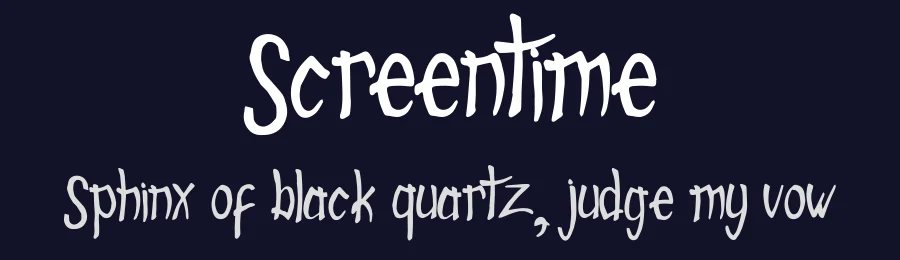 Screentime by Letteresti Studios — Decorative Font — thumbnail 2