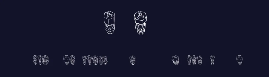 Screws by Vladimir Nikolic — Dingbats Font — thumbnail 2