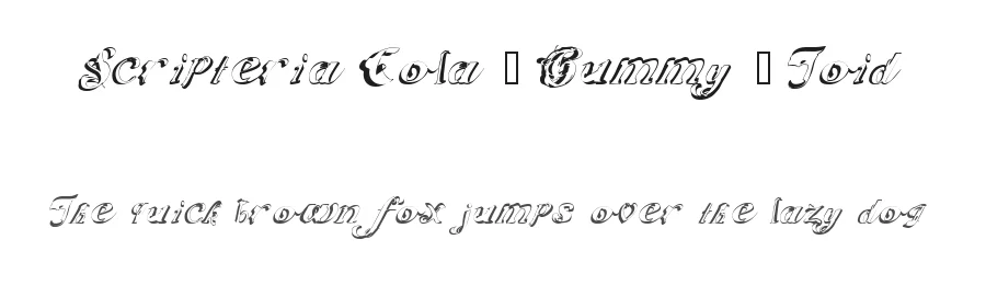 Scripteria Cola + Gummy + Toid