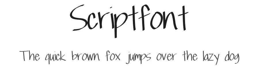 Scriptfont