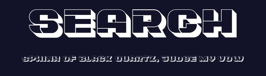 Search by Vladimir Nikolic — Decorative Font — thumbnail 2