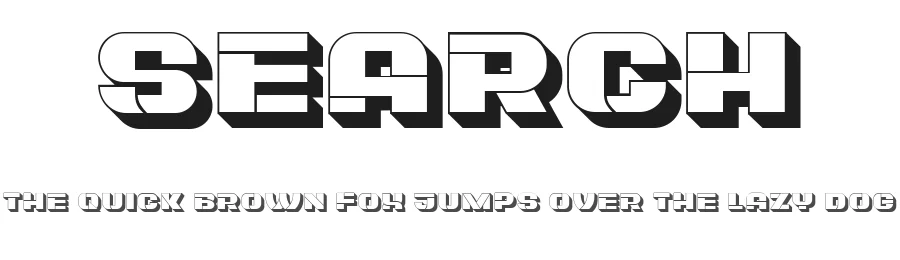 Search by Vladimir Nikolic — Decorative Font
