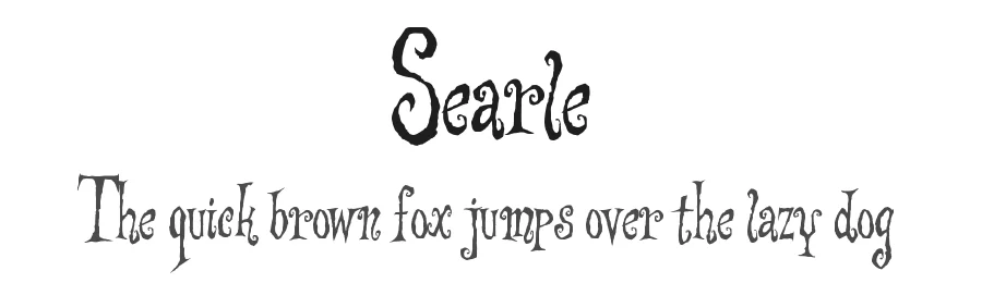 Searle by Marcel de Jong — Decorative Font