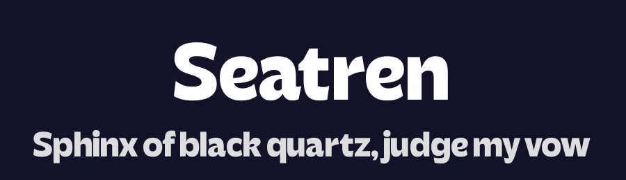 Seatren by Timelesstype Studio — Sans Serif Font — thumbnail 2
