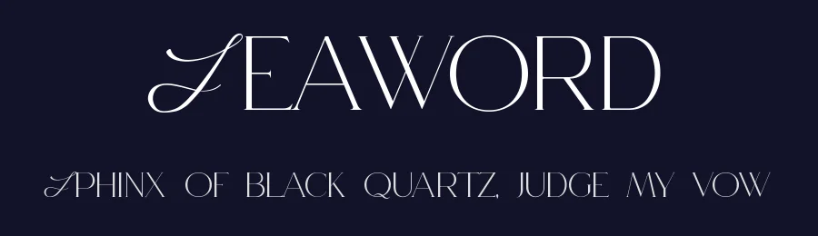 Seaword by Graphicxell — Decorative Font — thumbnail 2