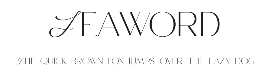 Seaword by Graphicxell β Decorative Font