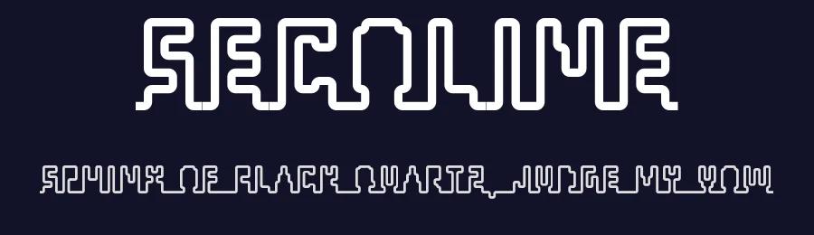 Secoline by GGBotNet — Decorative Font — thumbnail 2