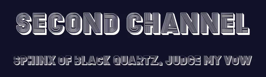 Second Channel by Vladimir Nikolic — Decorative Font — thumbnail 2