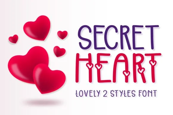 Secret Heart Font by Jasm (7NTypes) — Script Handwritten Font
