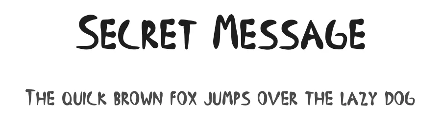 Secret Message