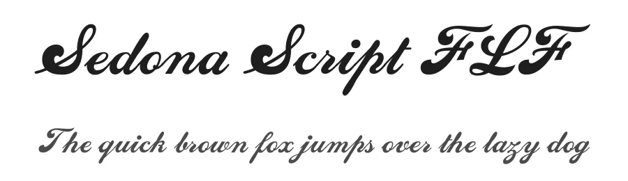 Sedona Script FLF