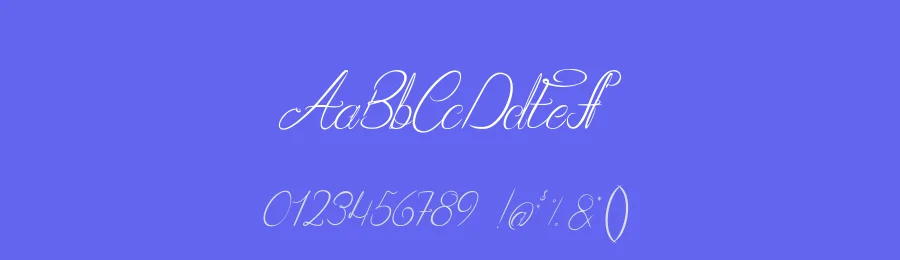 Seduction of Cristabelle by Cat.B — Script Handwritten Font — thumbnail 3