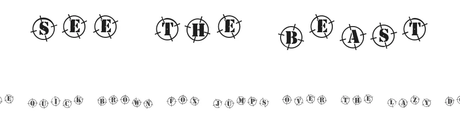 See the Beast by TracerTong Fontworks β Decorative Font
