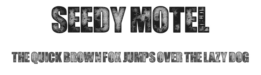 Seedy Motel by KC Fonts — Decorative Font