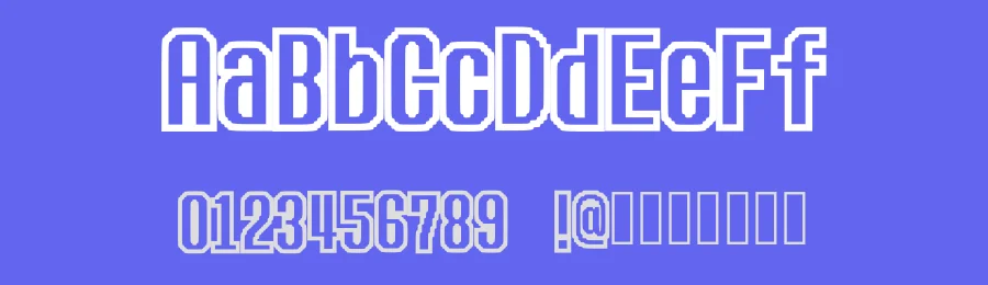 Sega Arcade by sks2002 sks2002 — Display Font — thumbnail 3