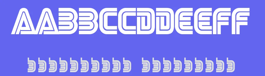 Sega Logo Font — Display Font — thumbnail 3