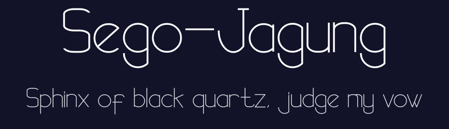 Sego-Jagung by Ishmael Studio — Sans Serif Font — thumbnail 2