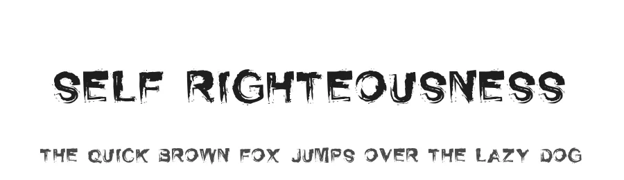 Self Righteousness