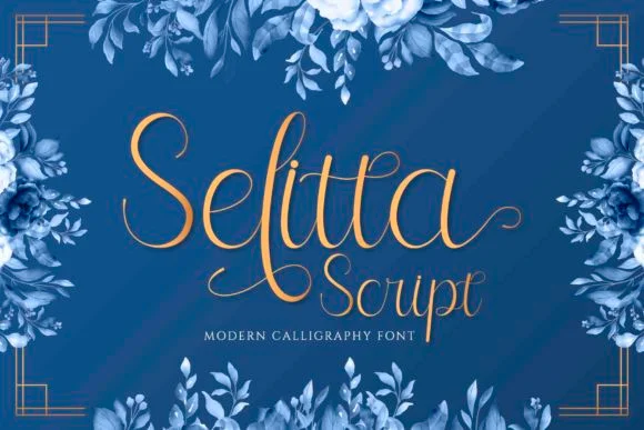 Selitta Font by Alfinart by Alfinart β Script Handwritten Font