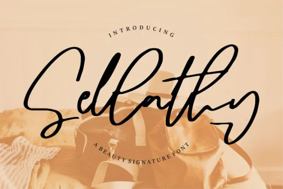 Sellathy Font by Vunira — Script Handwritten Font