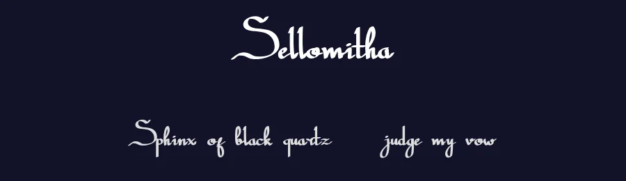 Sellomitha by yuliusparyadi.id — Script Handwritten Font — thumbnail 2