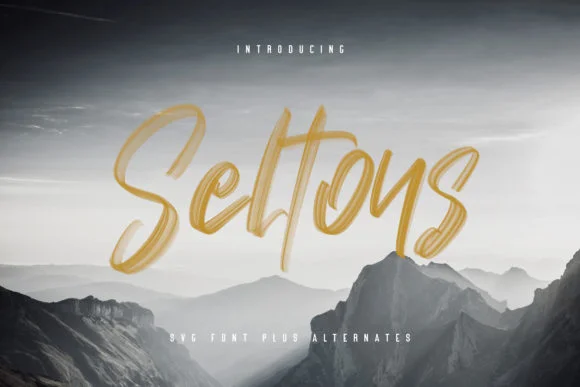 Seltons Font by Maulana Creative — Script Handwritten Font