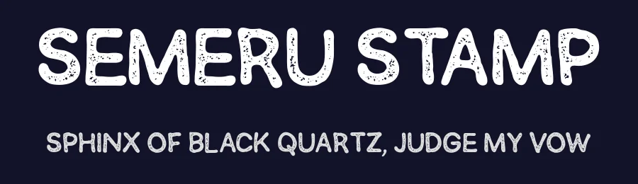 Semeru Stamp by Wellscript Studio — Decorative Font — thumbnail 2