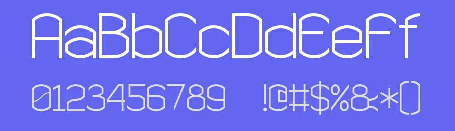 Semi Rounded Sans Serif 7 by Style-7 — Display Font — thumbnail 3