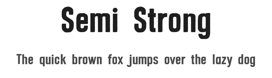 Semi Strong by BLKBK Fonts — Decorative Font