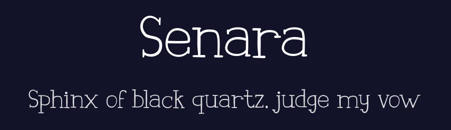 Senara by Tokokoo Studio — Decorative Font — thumbnail 2