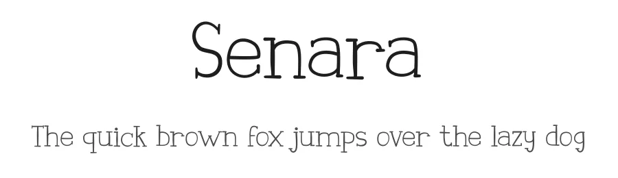 Senara by Tokokoo Studio — Decorative Font