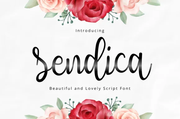 Sendica Font by Rahagita Studio — Script Handwritten Font